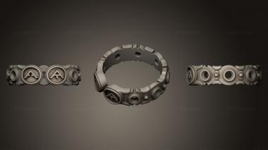 Jewelry rings Glass ring Woman 3d model
